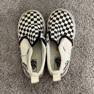 Kids checkered Vans